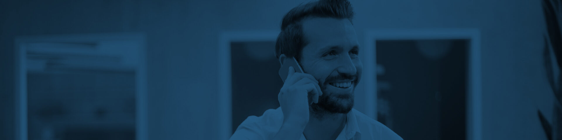 man talking on a phone